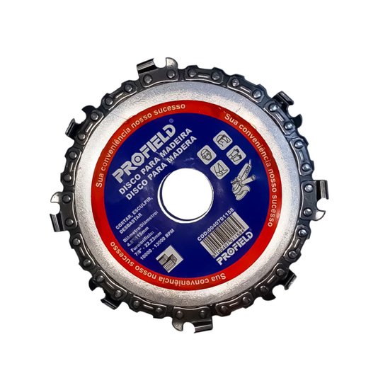 Disco de Corrente Motosserra para Madeira 115mm