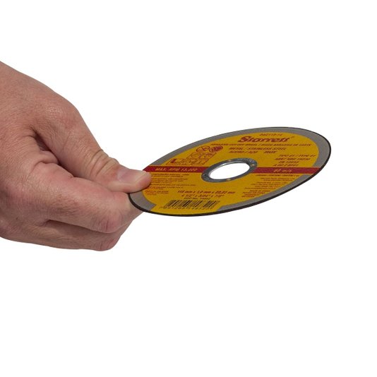 Disco de Corte 115mm X 1,0mm Aço Inox Starrett