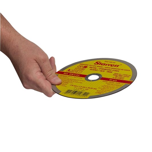 Disco de Corte Fino 7 x 1,6mm x 7/8 Pol. 12 Und Starrett