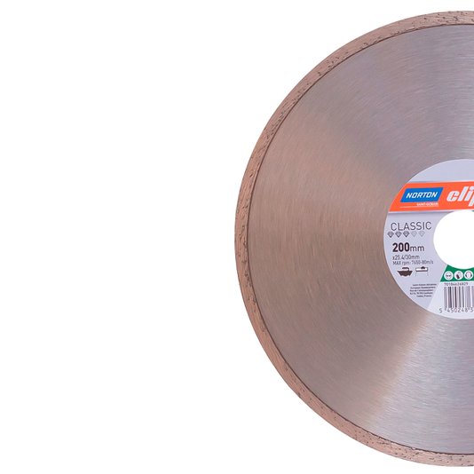 Disco de Corte Diamantado 200mm Clipper Classic Norton