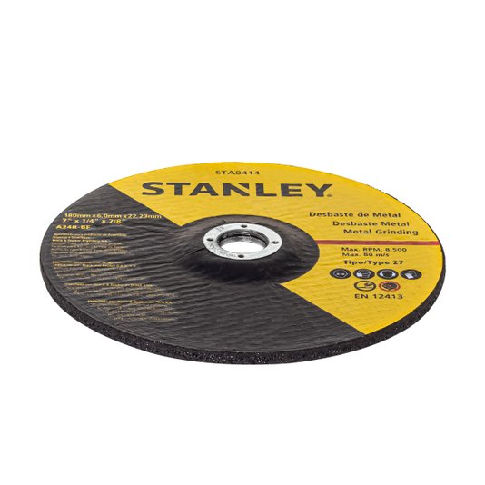 Disco de Desbaste 180mm X 1/4 X 7/8 Polegadas Stanley
