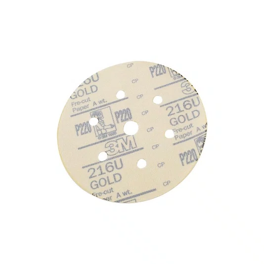 Disco de Lixa Ouro Hookit para Polimento 152mm P180 Embalagem com 10 Und 3m