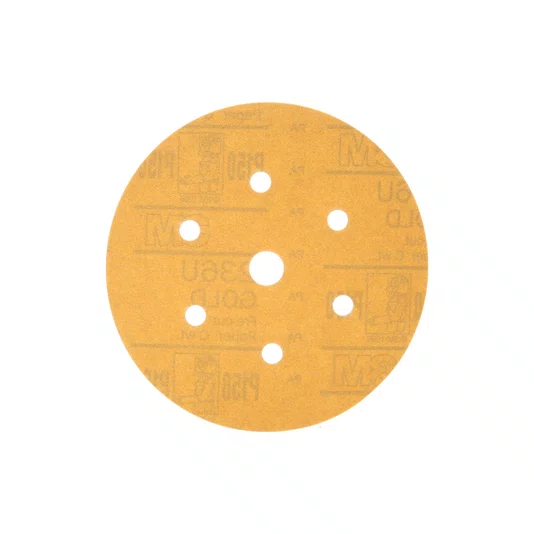 Disco de Lixa Ouro Hookit para Polimento 152mm P80 Embalagem com 10 Und 3m