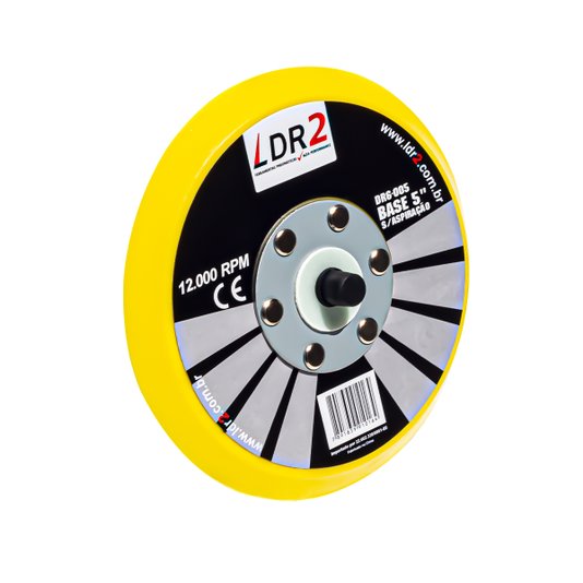 Disco Emborrachado 5 Lixadeira Roquite S/ Aspiração Ldr2