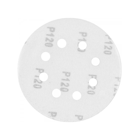 Disco Lixa 125mm Grão 100, 220, 320 Pluma - 30 Unidade