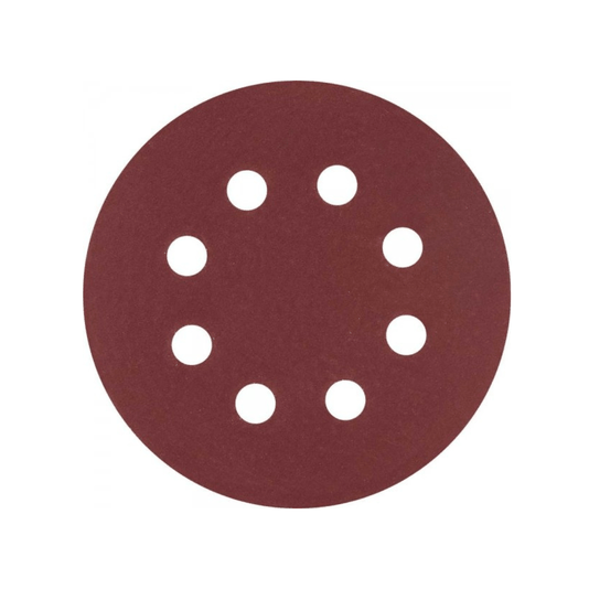Disco Lixa 125mm Grão 100 Pluma 5 Peças Lixadeira Orbital