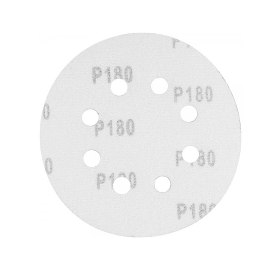 Disco Lixa 125mm Grão 320 Pluma 8 Furos Lixadeira Orbital