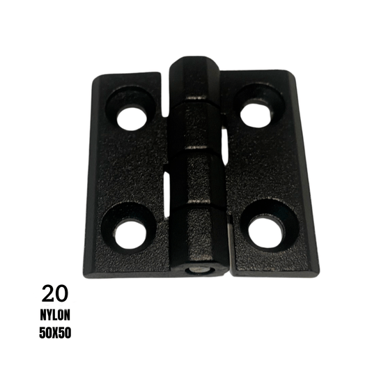 Dobradiça Nylon 40 X 40 para Máquinas Industriais 20 Und