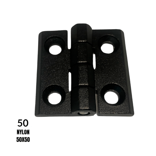 Dobradiça Nylon 50 X 50 P/ Máquinas Industriais 50 Und