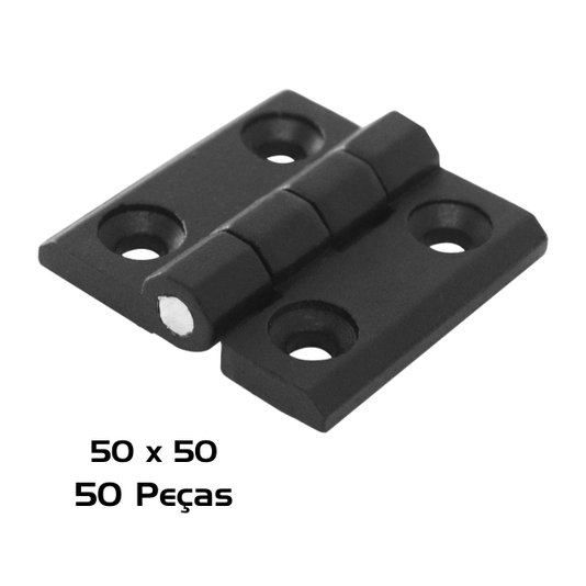 Dobradiça Zamak 50 X 50 p/ Máquinas Industriais 50 Unidade