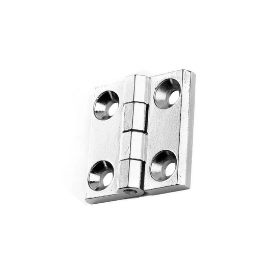 Dobradiça Zamak Cromada 40 X 40 P/ Máquinas Industriais