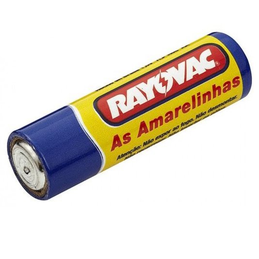 Pilha Aa Amarelinha com 4 Unidades - Rayovac