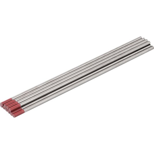 Eletrodo de Tungstênio 1,6 Vermelho Solda Tig Inox Vonder