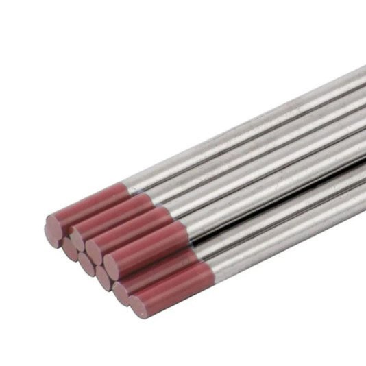 Eletrodo de Tungstênio 2,4 Vermelho Solda Tig Inox Galzer