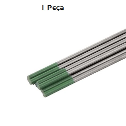 Eletrodo Tungstênio 2,4 Verde Solda Tig Aluminio Carbografite