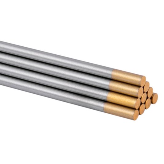 Eletrodo Tungstênio 2,4mm Dourado Solda Tig Ac Dc Vonder