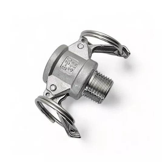 Engate Rápido Camlock Tipo B Rosca Macho 1/2 Bsp Inox 304