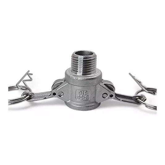 Engate Rápido Camlock Tipo B Rosca Macho 1/2 Bsp Inox 304