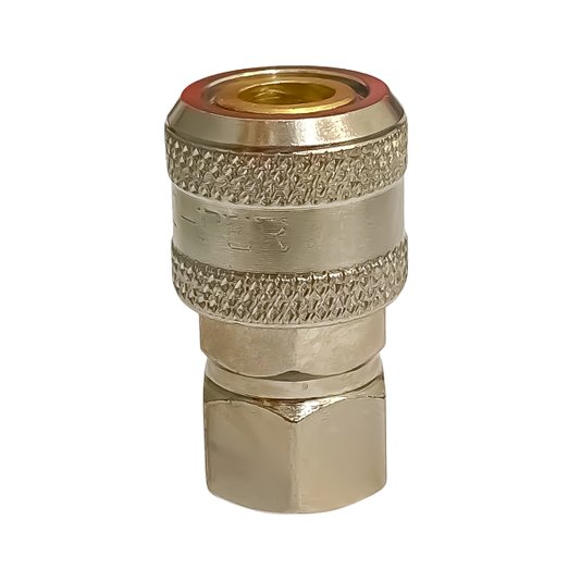 Engate Rápido para Ar 1/4 com Rosca Fêmea 3/8 Bsp