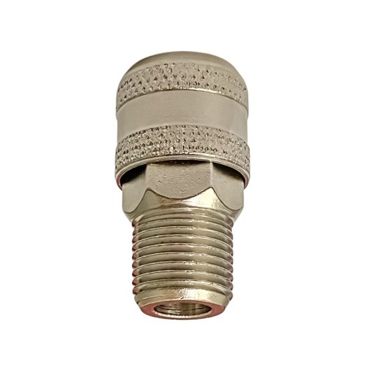 Engate Rápido para Ar 1/4 com Rosca Macho 1/2 Bsp