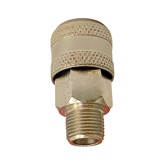 Engate Rápido para Ar 1/4 com Rosca Macho 3/8 Bsp