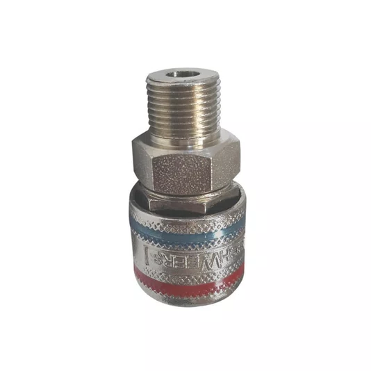 Engate Rápido para Ar Rosca Macho 1/2 Er767m1/2 Schweers