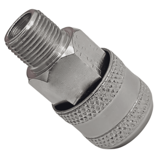 Engate Rápido para Ar Rosca Macho 3/8 Er767m3/8 - 5 Unidades