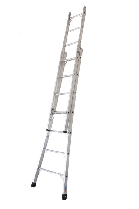 Escada Extensível de Alumínio 2x7 Degraus Epe07 - Gibafer