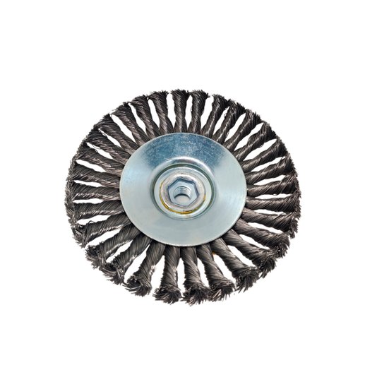 Escova de Aço Chapéu Chines Trançada 6 X 1/2 X M14 Pequi