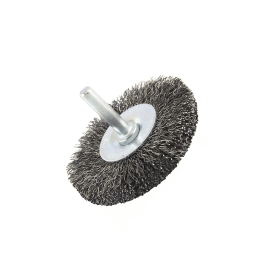 Escova de Aço Circular com Haste 4 X 1/2 X 1/4 Pol Pequi