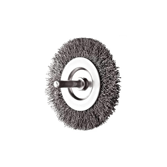 Escova de Aço Circular com Haste 4 X 1/2 X 1/4 Pol Pequi