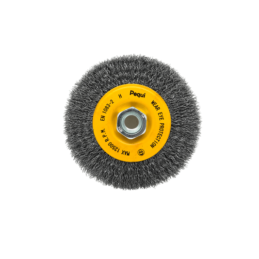 Escova de Aço Circular Ondulada 4.1/2 X 1/2 X M14 Pequi