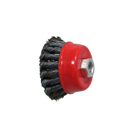 Escova de Aço Copo Trançada 4 Pol 100mm Aço Carbono Mister
