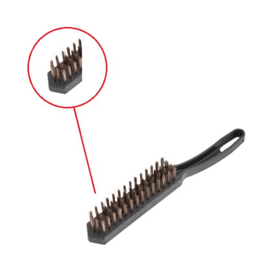 Escova de Aço Manual 4 Filas com Cabo de Plastico Vonder