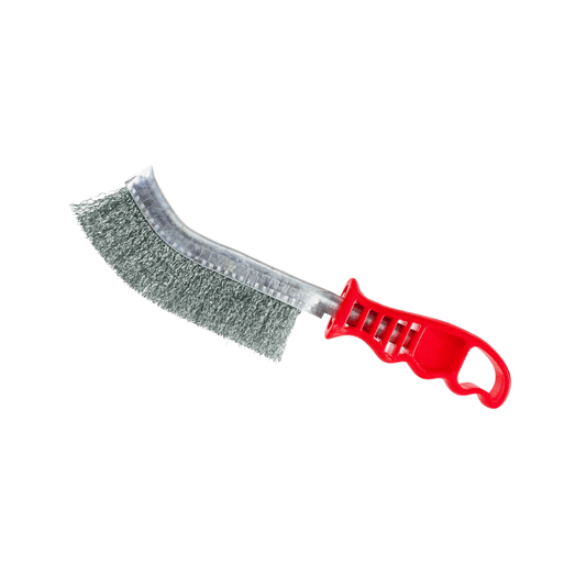Escova de Aço Manual Aço Carbono com Cabo Plastico Pequi