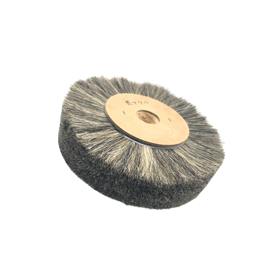 Escova de Cabelo Cilíndrica Crina de Cavalo 5cm X 20cm