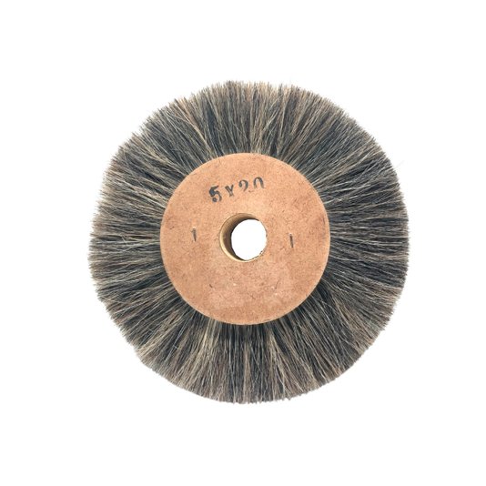 Escova de Cabelo Cilíndrica Crina de Cavalo 5cm X 20cm