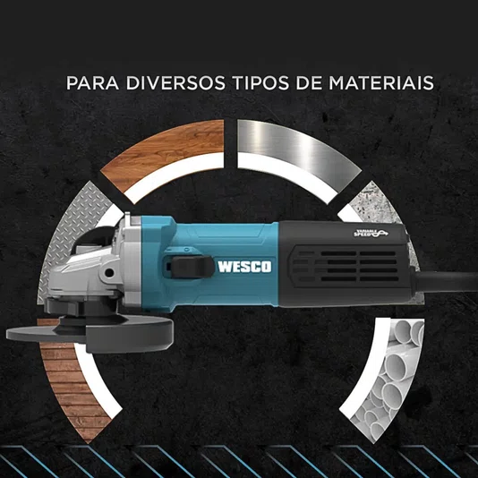 Esmerilhadeira Lixadeira 5 Pol 125mm 1100w 220v Ws4722 Wesco