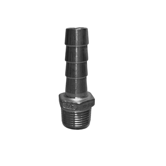 Espigão Macho Aço Inox Rosca 1/2 X 1/2 Polegada Conexão Npt