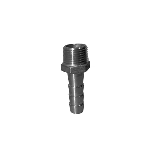 Espigão Macho Aço Inox Rosca 1/2 X 1/2 Polegada Conexão Npt