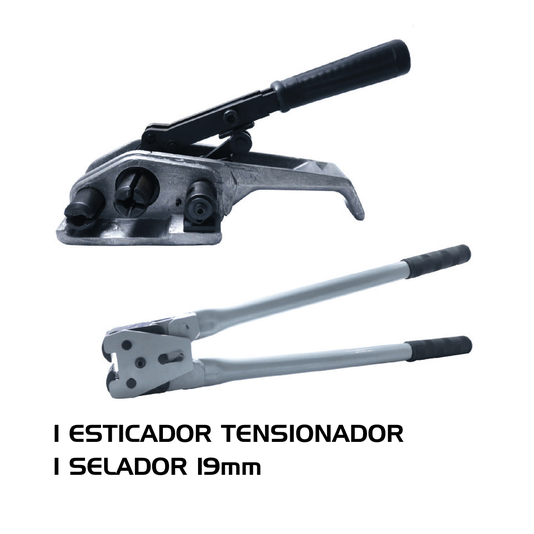 Esticador Tensionador e Selador de Fita de Arquear 19mm