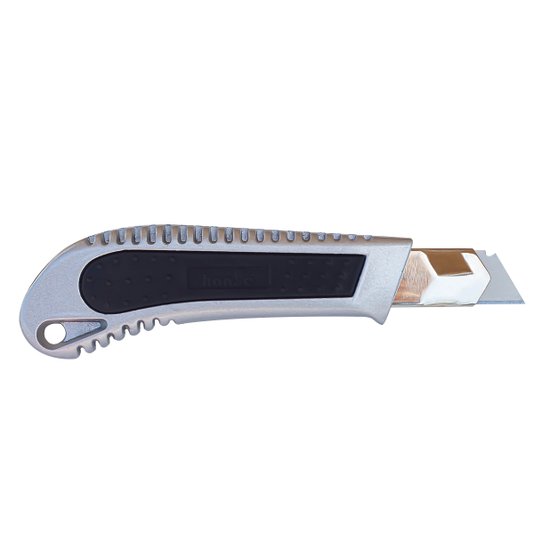 Estilete Largo 18mm Profissional Aluminio Corte Preciso Ajax