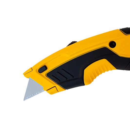 Estilete Retratil com Lâmina Trapezoidal Troca Rápida Stanley