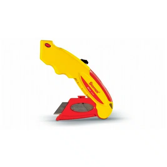 Estilete Retrátil de Alumínio Lâmina Trapezoidal S014 10 Und