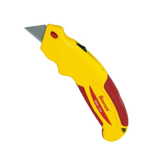 Estilete Retrátil S014 de Alumínio Lâmina Trapezoidal