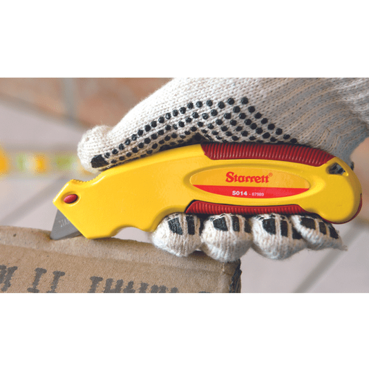 Estilete Retrátil S014 de Alumínio Lâmina Trapezoidal