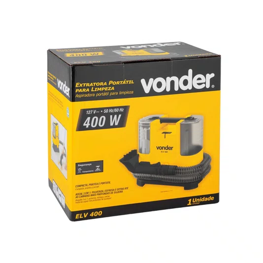 Extratora Portátil para Limpeza 400w 220v Elv400 Vonder