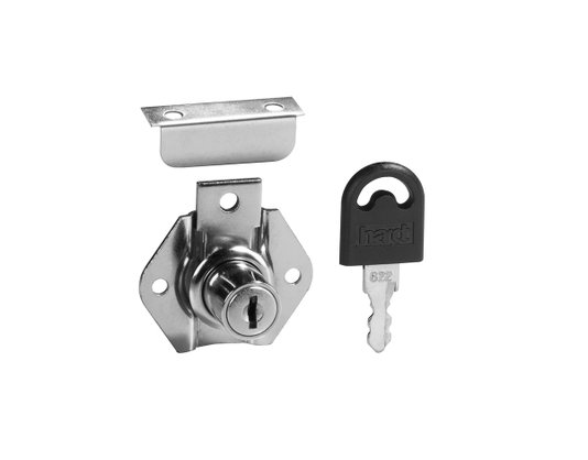 Fechadura p/ Porta de Correr 19 X 22mm Cromado 8 Unidade