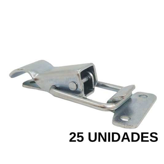 Fecho Trava Pressão Grampo Rapido Fb8/e9 Zincado 25 Und