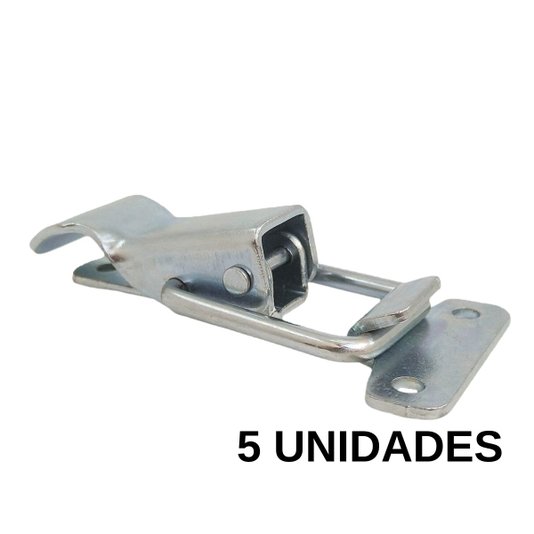 Fecho Trava Pressão Grampo Rapido Trava Fb8/e9 Zincado 5 Und